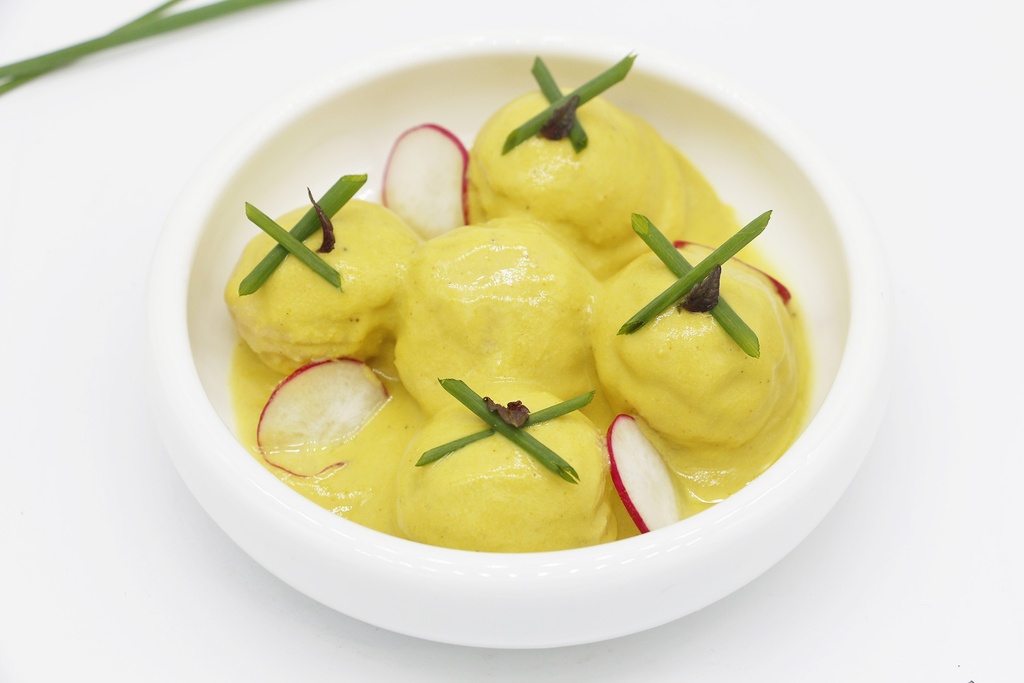 Salted Egg Yolk Fishball